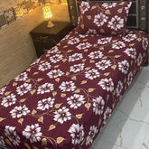 4 Pieces Crystal Cotton Single Pair Bedsheet  SB 559